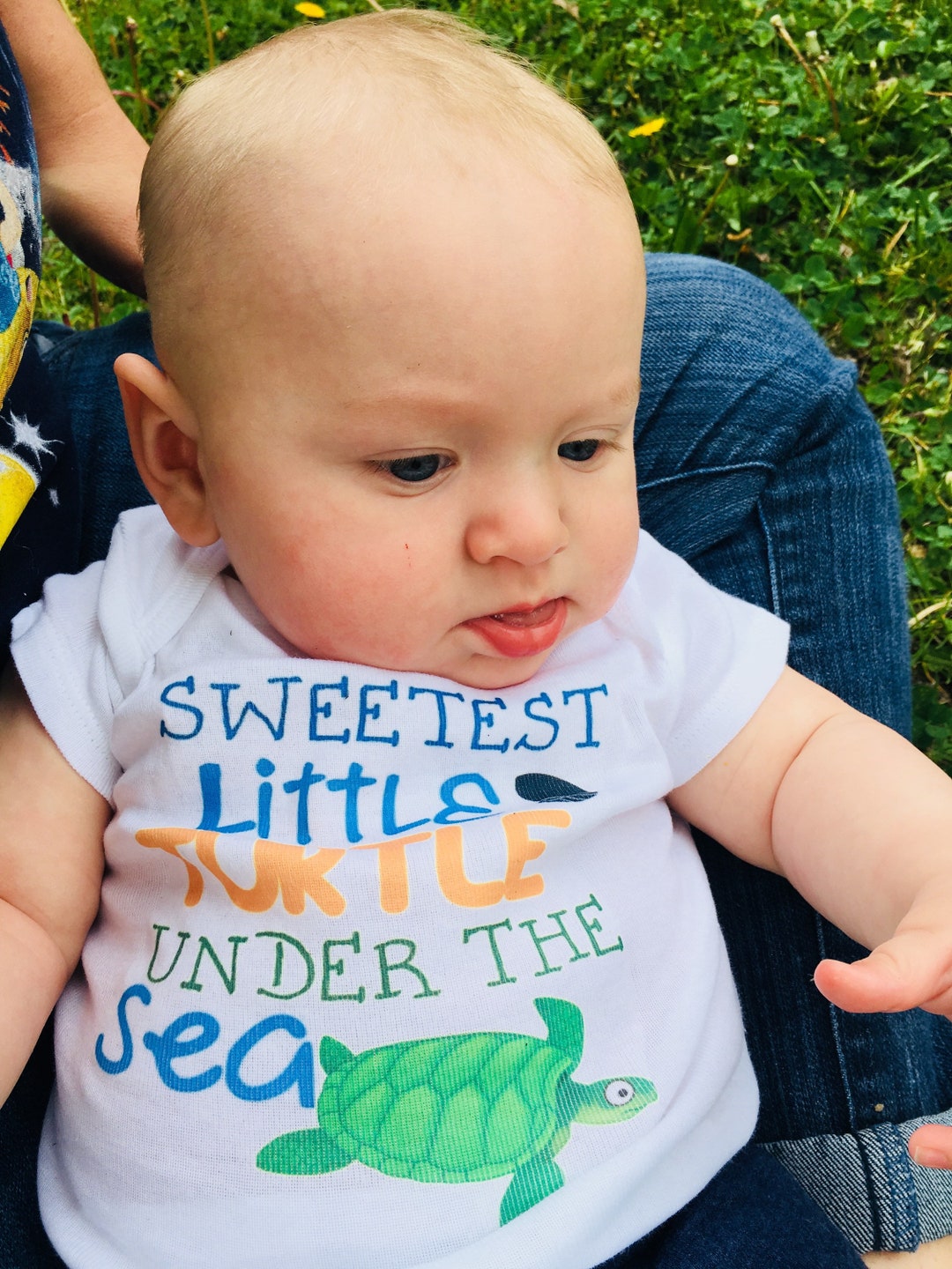 Buy Matching Sibling Shirts/sweetest Little Turtle Under the Sea/sea