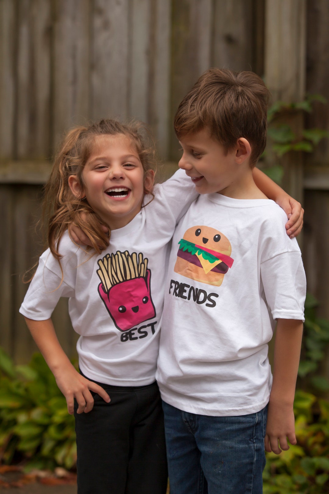 Best Friends Shirts/hamburger and Fries Shirts/best Friends Twin Shirts