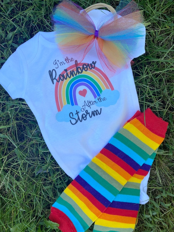 Rainbow Baby Outfit/ Rainbow Baby Bodysuit/ Im the Rainbow Etsy