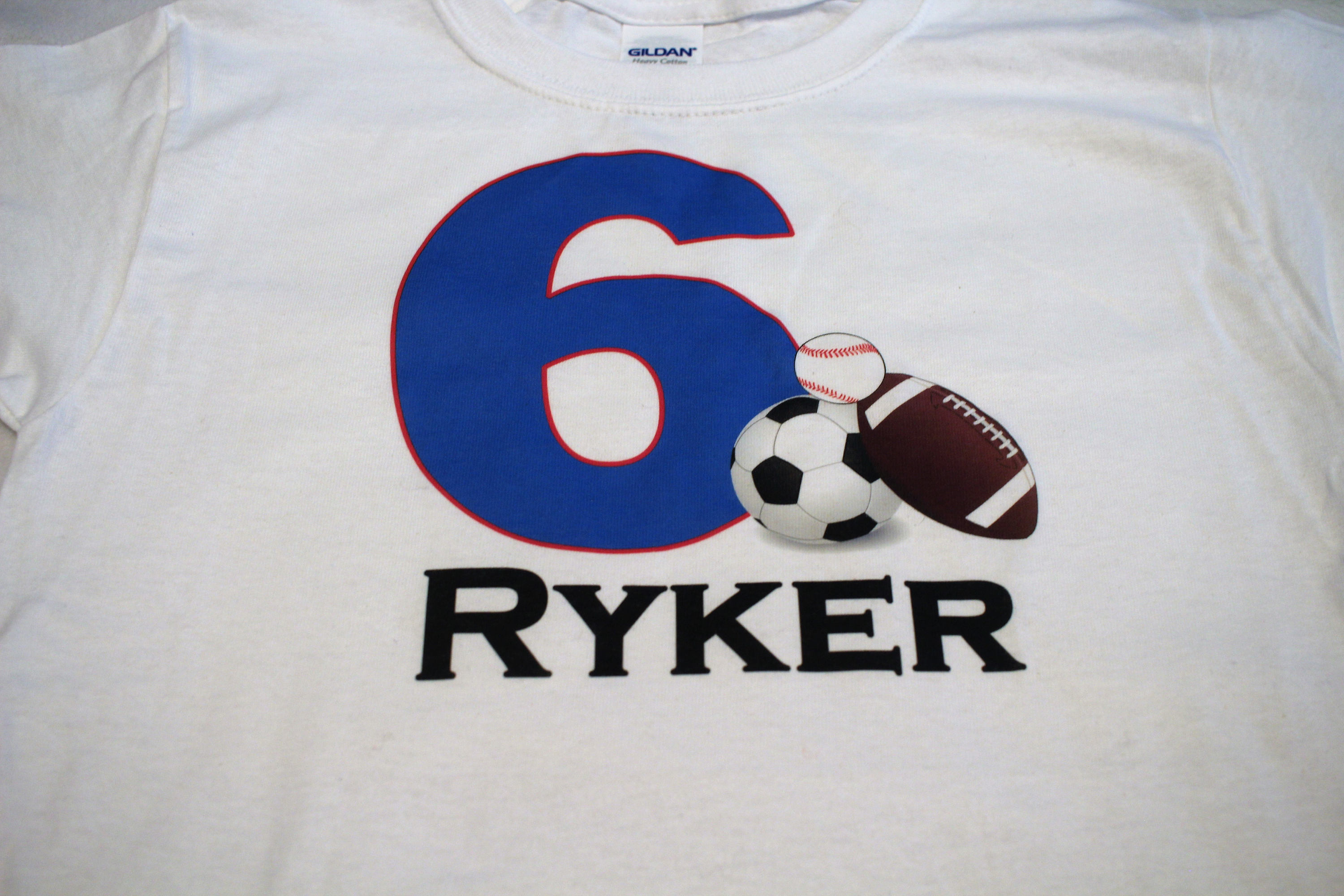 Sports Birthday Shirt/custom Sports Birthday Shirt/boys Etsy