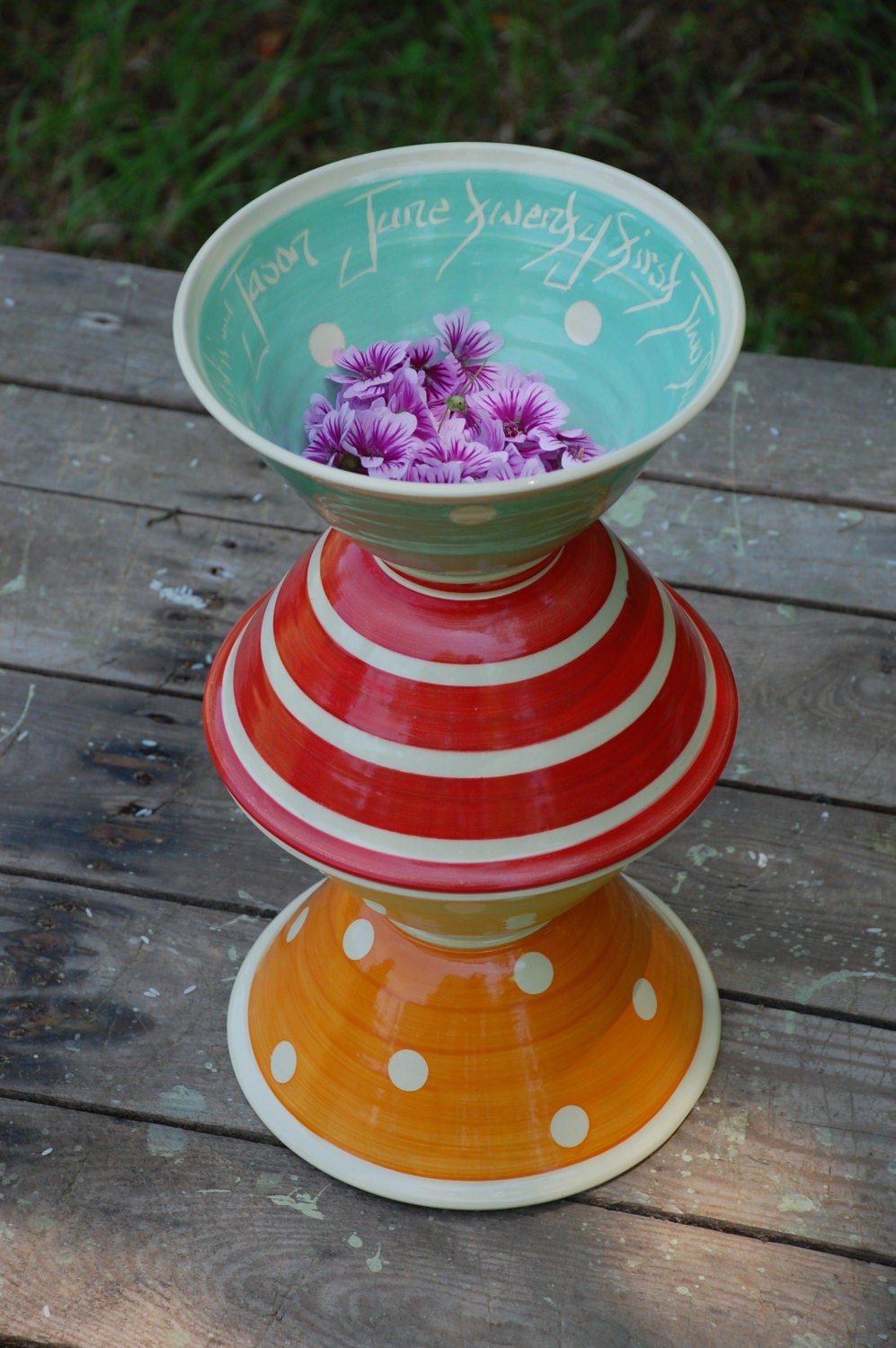 Quote Bowl, Stripe, 12\, image size:997x1500