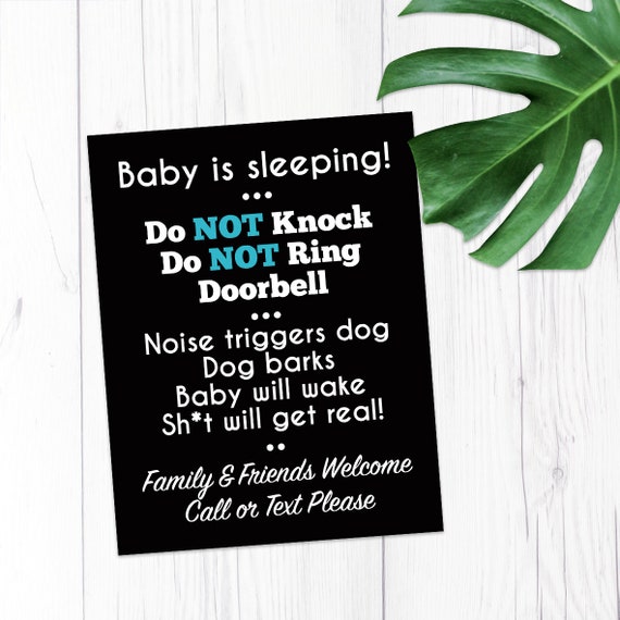 Baby Sleeping Door Magnet Noise Triggers Dog Dog Barks Baby Etsy
