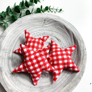 Americana Fabric Stars Set: Patriotic Fourth of July Decor