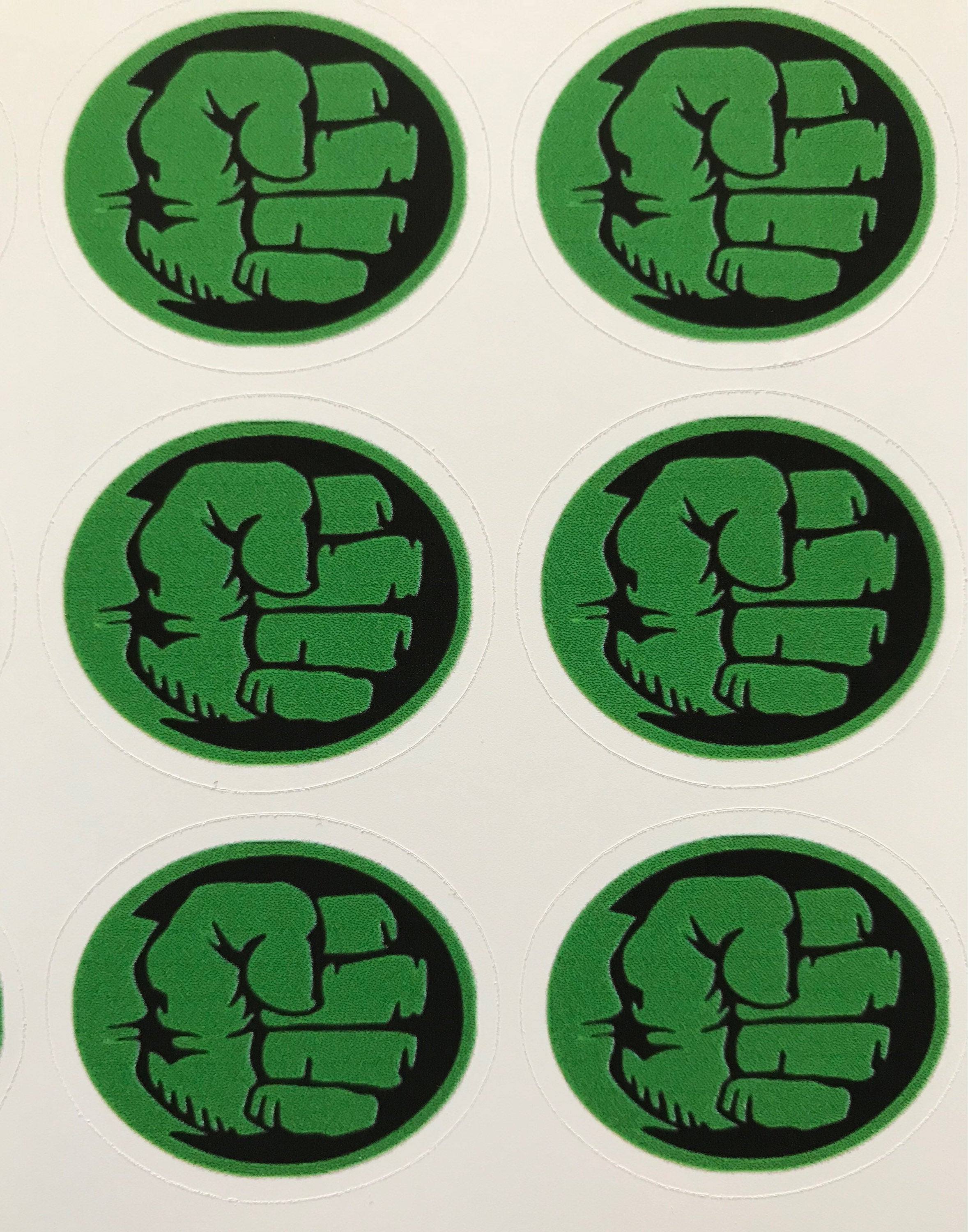 Incredible Hulk stickers superhero stickers marvel comics Etsy