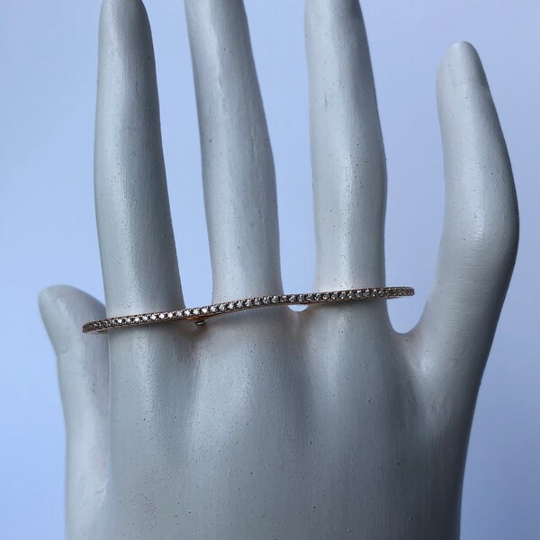 Three Finger Ring Etsy