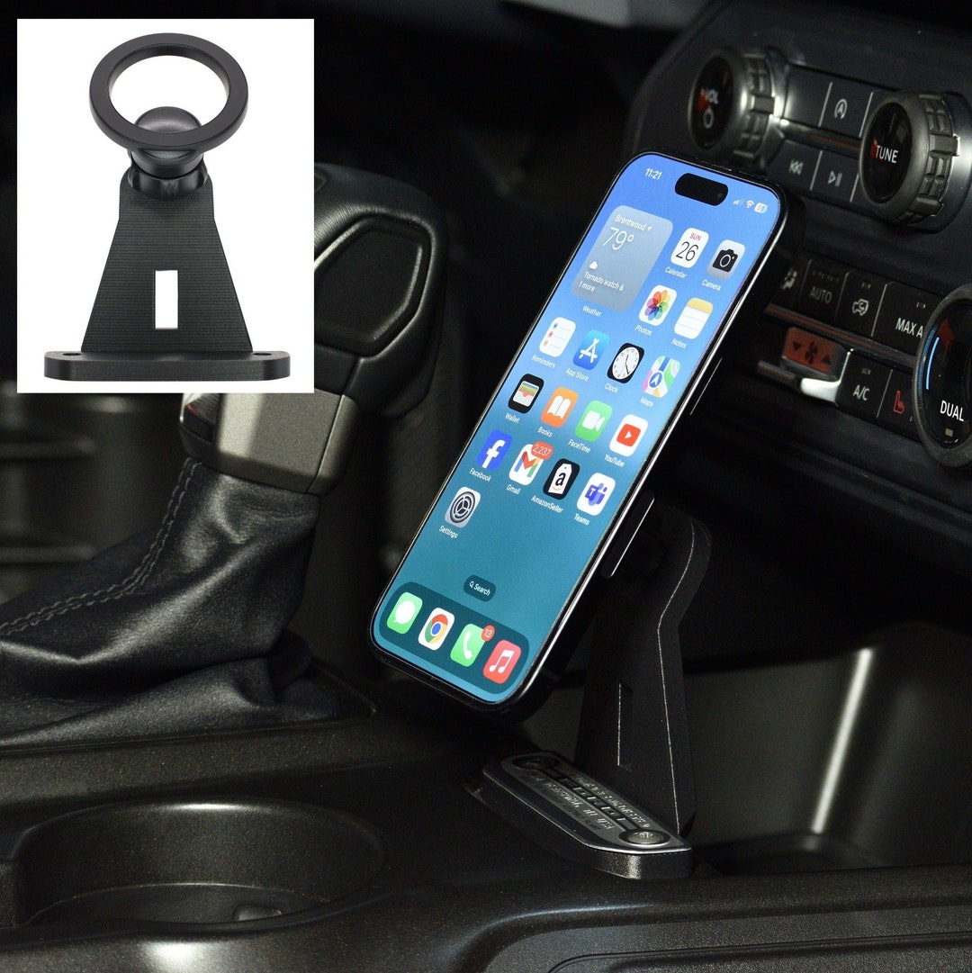 Ford Bronco Magsafe Swivel Phone Mount Center Console Phone Holder 2021, 2022, 2023
