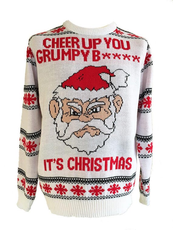 Brand New Rude Christmas Jumpers Free Christmas Card With Every Purchase Etsy