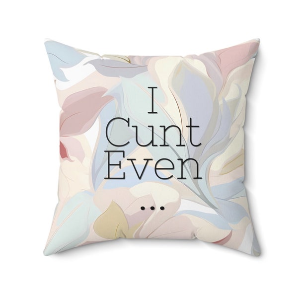 Lying Cunt Pillow Etsy