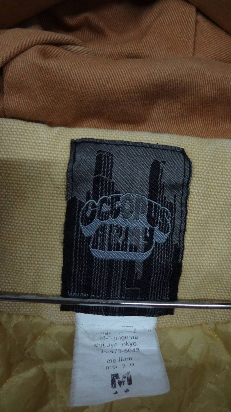 Vintage Octopus Army Hoodies Jackets Size M