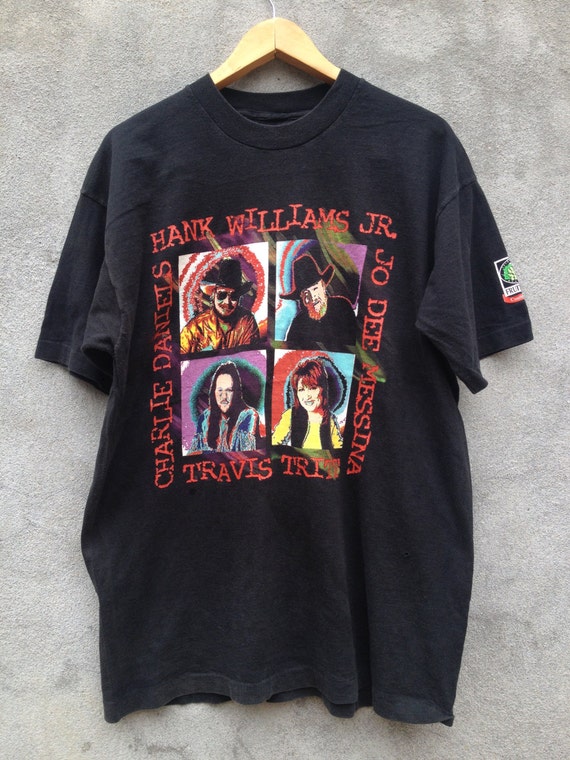 Vintage Country Comfort Tour Concert T Shirt Hank Williams Jr Etsy