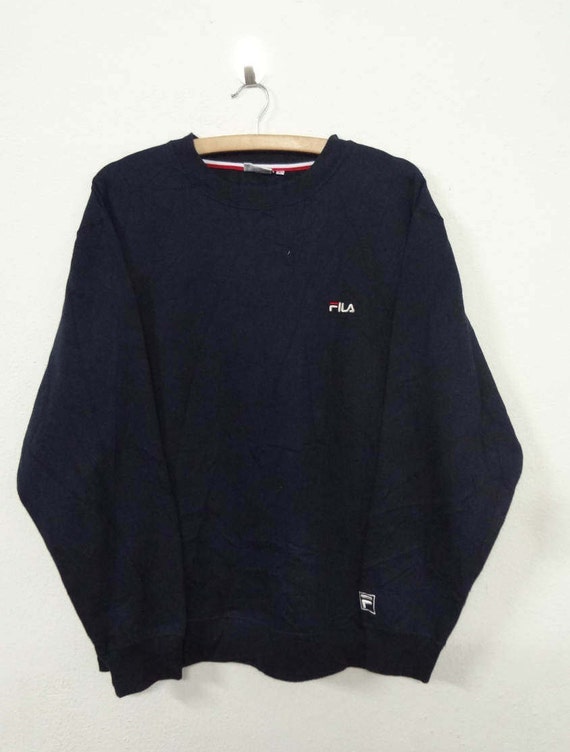 fila black sweater