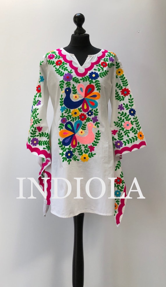 mexican kaftan dress