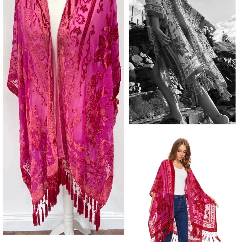 the juliette tassel kimono
