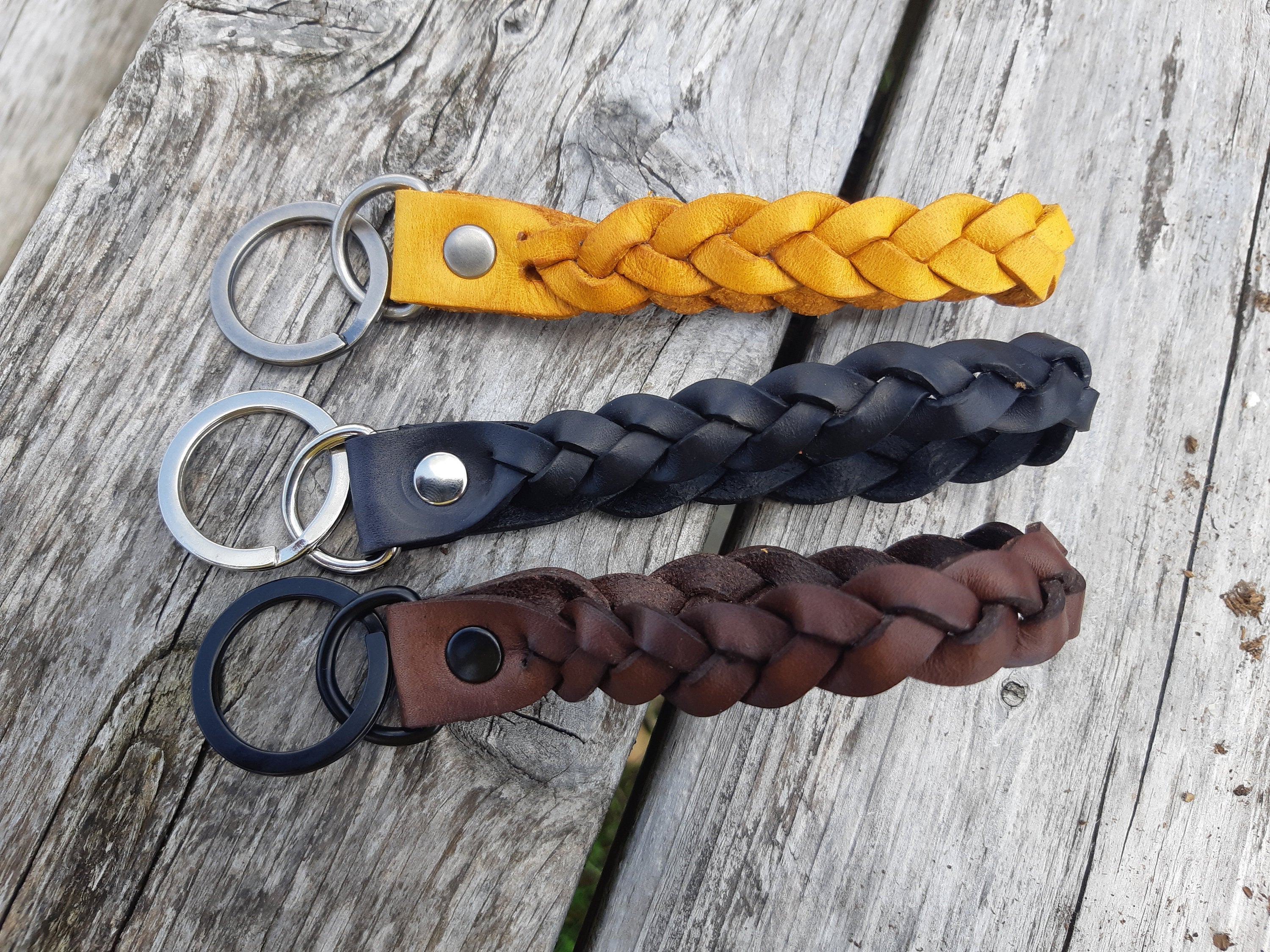 キーホルダー・キーリング Bou Heart Keyring - Ganni - Leather - Printed Brown Keyrings & Accessories | Functional & Decorative