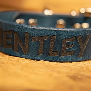 Leather Dog Collar With Font Handcrafted Leather Dog Collars 100 leather-dog-collar-with-font-handcrafted-leather-dog-collars-100