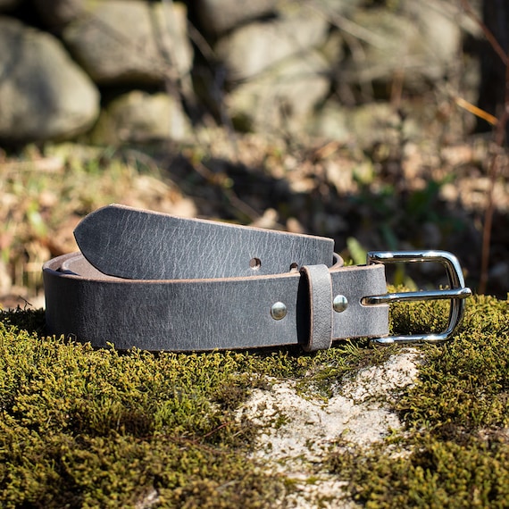 Buffalo leather belt hotsell