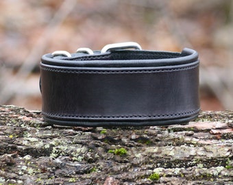 Collare per cani in pelle - Collare per cani in pelle realizzato a mano - Larghezza 5 cm - Collari per cani di qualità 100% vera pelle - collari personalizzati - personalizzati