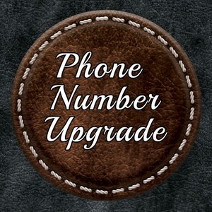 Add on Feature - Laser Etched phone number for dog collars