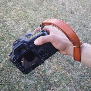 Leather Camera Wrist Strap, Choose from many colors, made to order