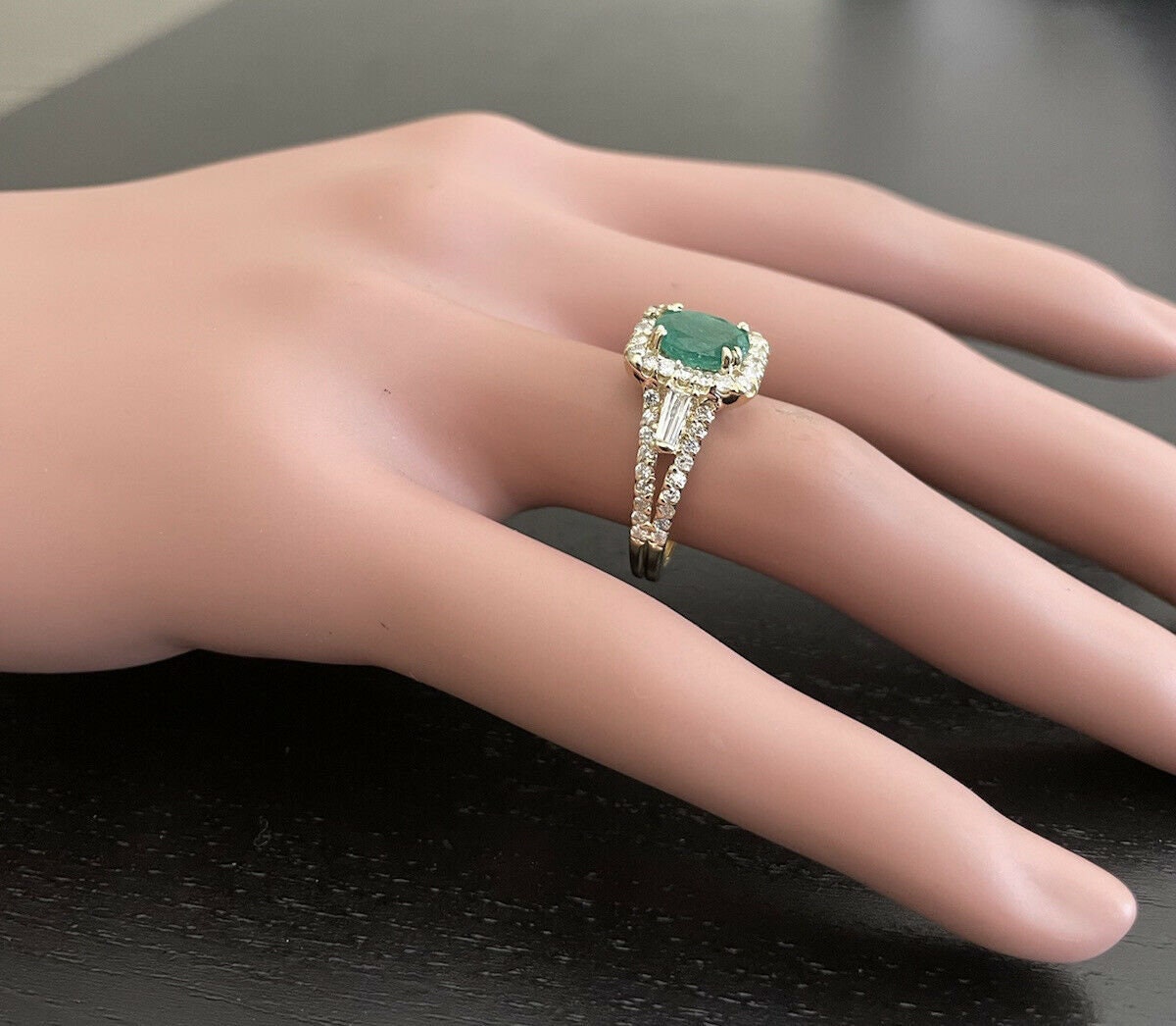 アクセサリー　エメラルドリーン エメラルド(人工結晶)/Pt900【zo3】 | Sirius Stone