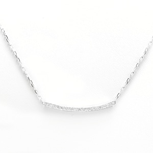 0.25ct Stunning 14k Solid White Gold Diamond Necklace