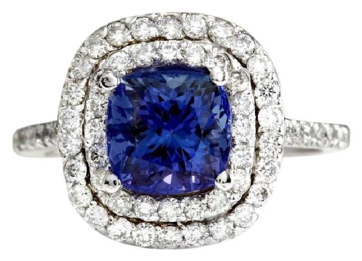Tanzanite Naturelle 1,10 Carat - Certifiée AAA - Coupe Trillon - Qualité Exceptionnelle - Sans Traitement