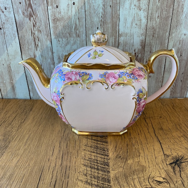 Pink Sadler Teapot Etsy