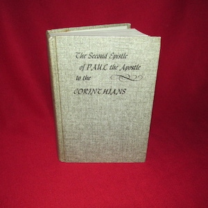 RELIGION:  Second Epistle of Paul the Apostle to the Corinthians