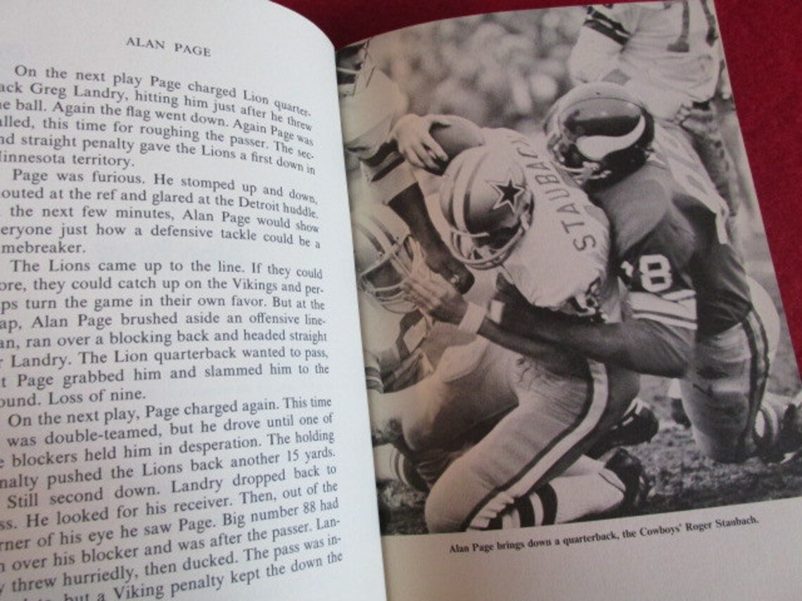 Two Vintage Sports Books NFL Football Etsy