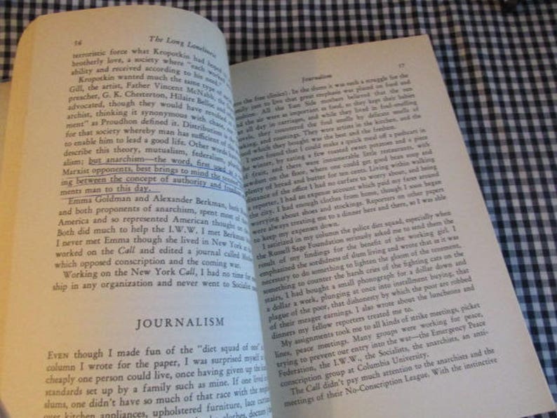 the long loneliness the autobiography of dorothy day