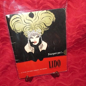 Night Clubs: Le Plus Celebre Caberet Du Monde &quot;LIDO&quot; Program 1967