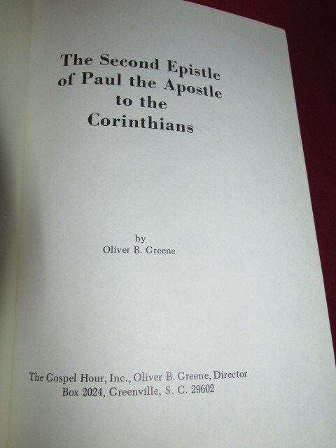 RELIGION: Second Epistle of Paul the Apostle to the Corinthians - Etsy