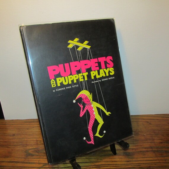 Vintage Child's Book puppets and Puppet Plays by Etsy