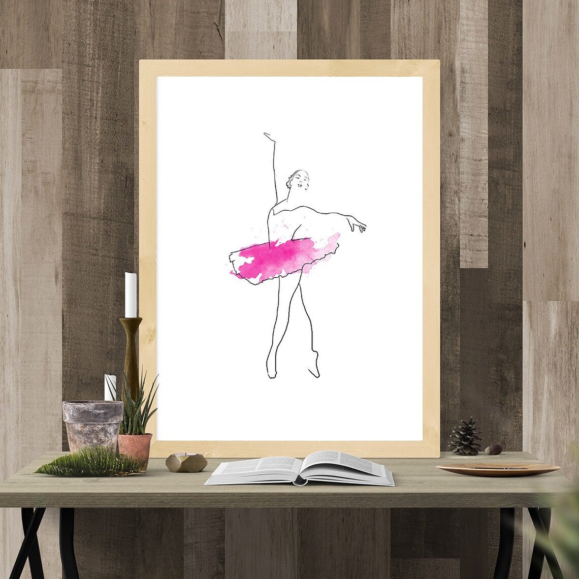Printable Ballerina Dance wall art Ballerina wall art print Etsy