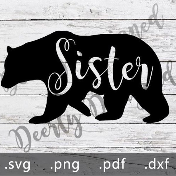 Sister Bear svg