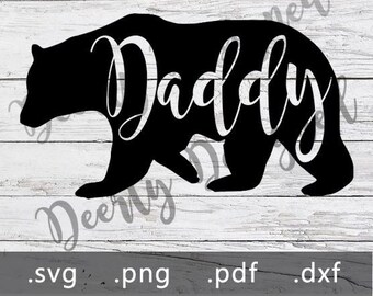 Download Daddy Bear Svg Etsy