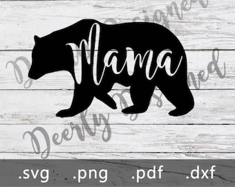 Download Mama Bear Svg Etsy