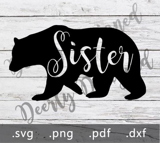 Download Sister Bear svg | Etsy