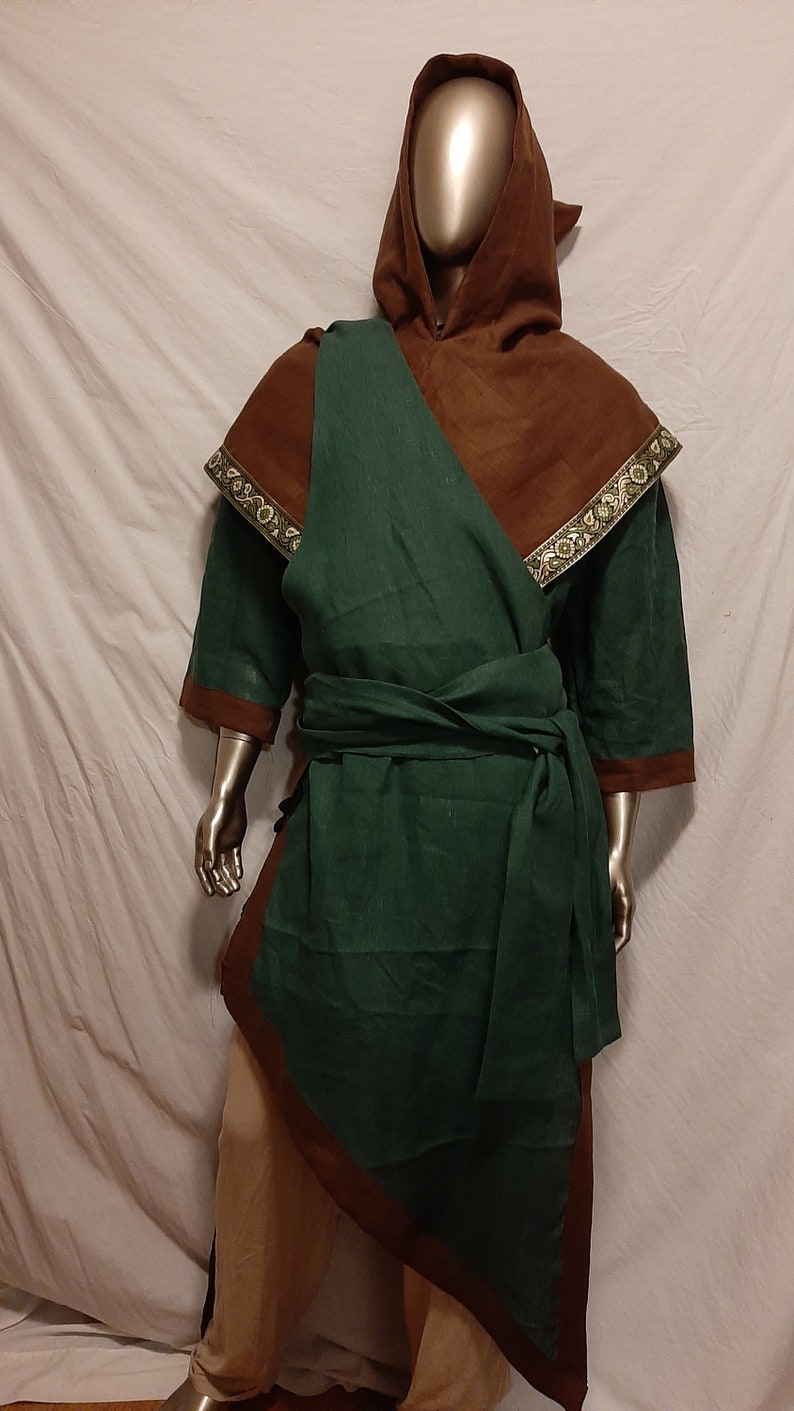 Arch Mage Druid Robes 3 pieces Shirt Sash and Tunic Etsy