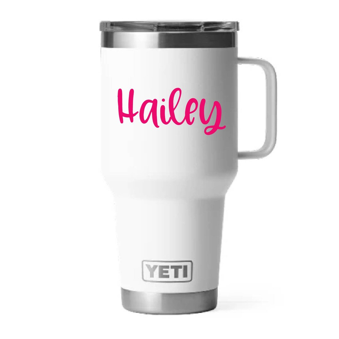 Name Decal, Yeti Decal, Decal for Women, Tumbler Decal, Cooler Decal ...