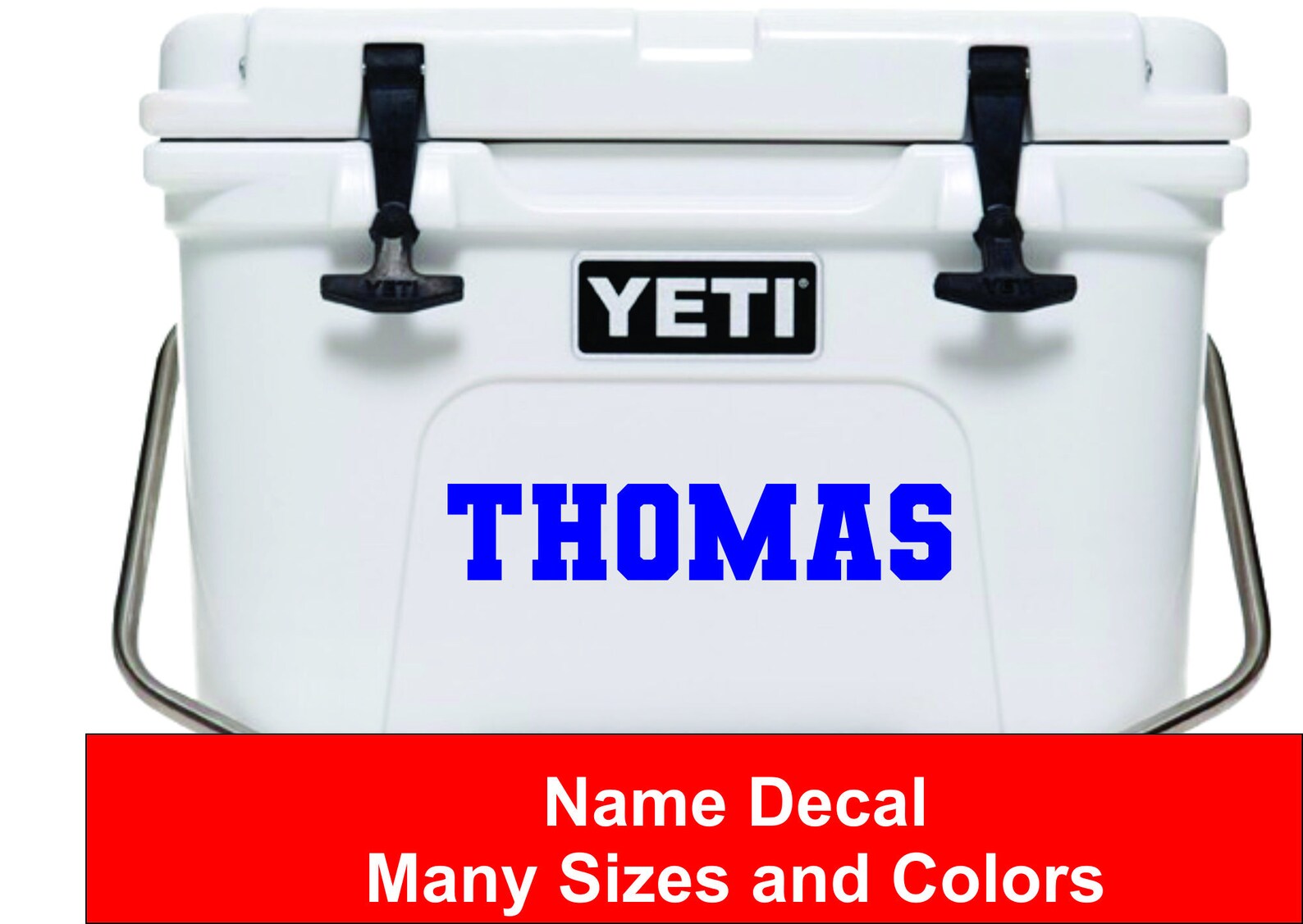 Name Decal Sticker / Cooler Decal / Cooler Sticker / Yeti Etsy