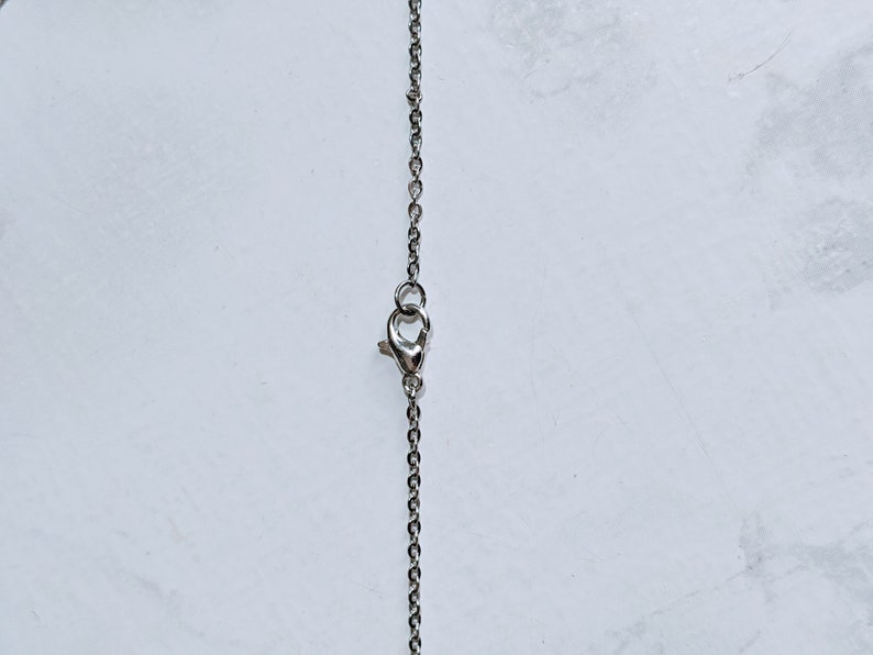 Fidget Mindful Spinner Disc Necklace Stainless Steel Chain | Etsy
