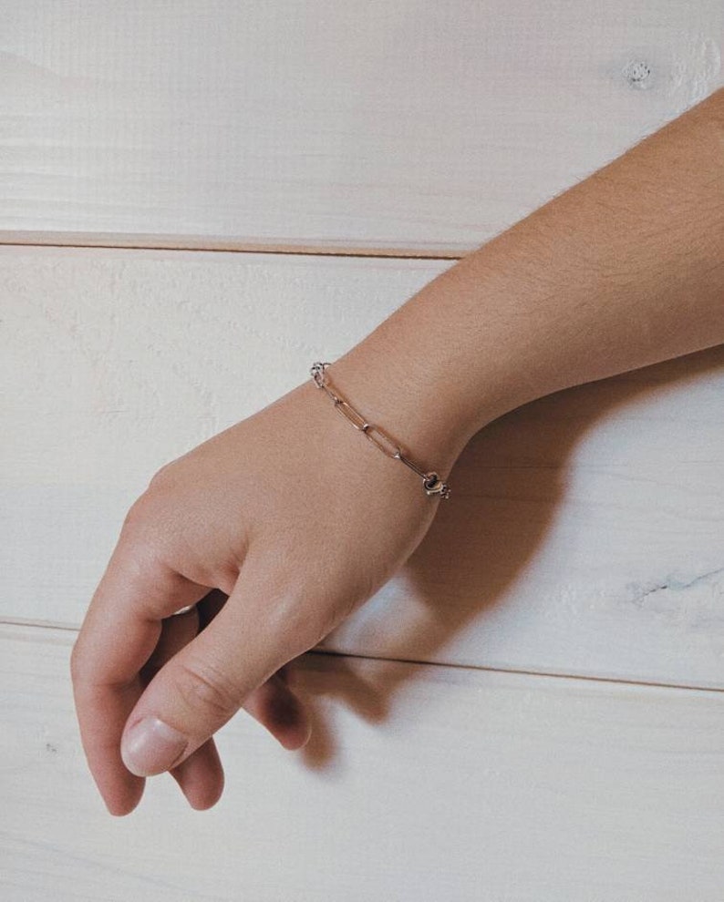 Chain Link Bracelet, Unisex Stainless Steel Non Tarnish Bracelet