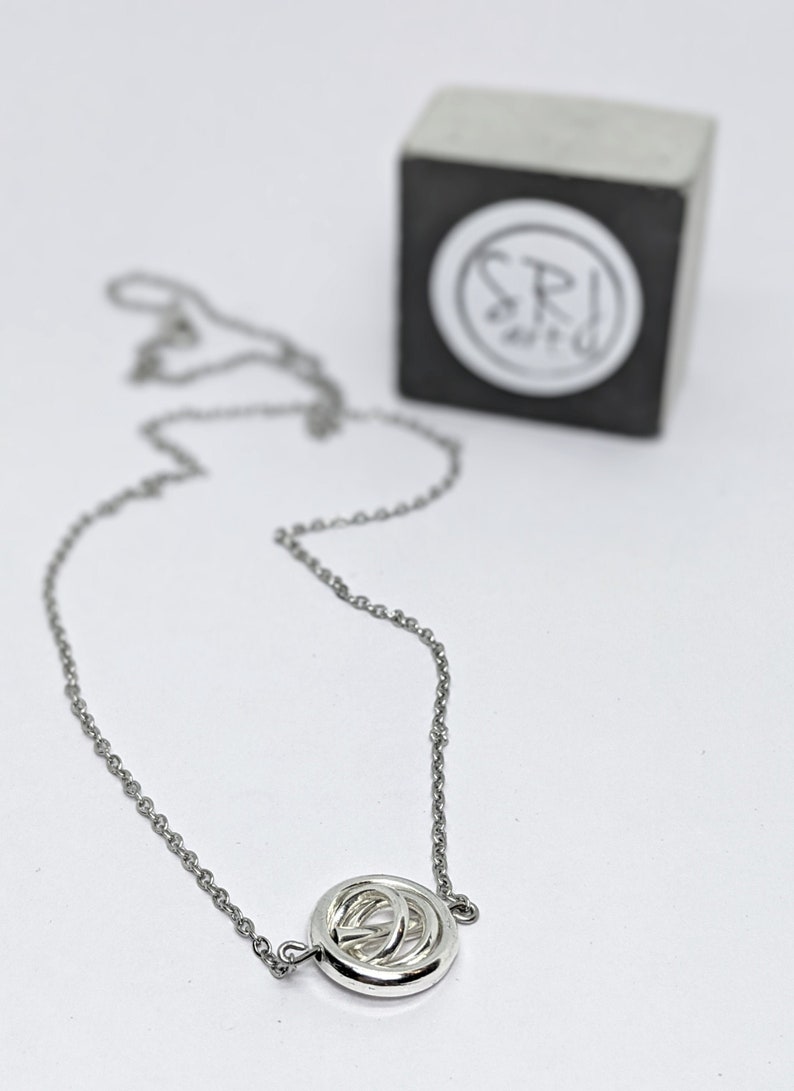 Fidget Necklace Spinner Toy Pendant Healing Necklace Gift Etsy