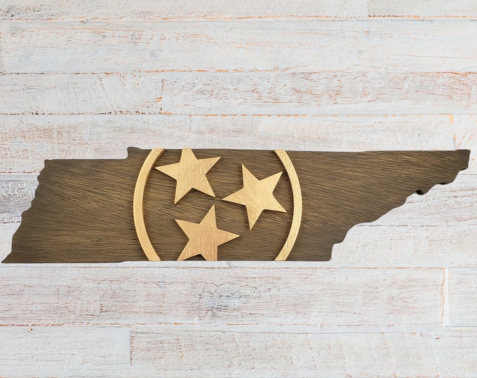 Rustic Tennessee. Sign Tennessee State Flag Wooden Cut Out - Etsy
