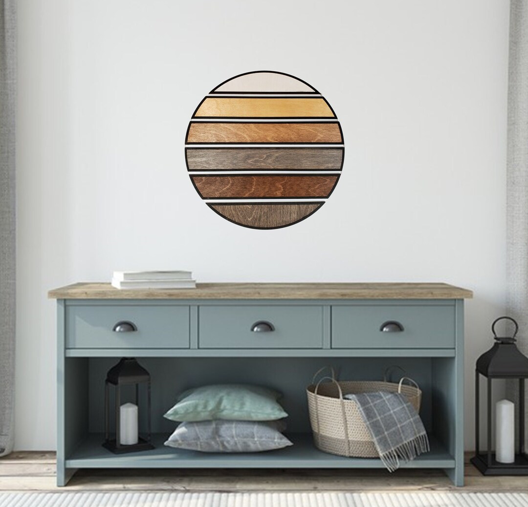 Round Wall Art Bedroom Wall Art Living Room Wall Art Modern Wall Art ...