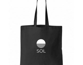 SOL Tote Bag - Black Tote Bag