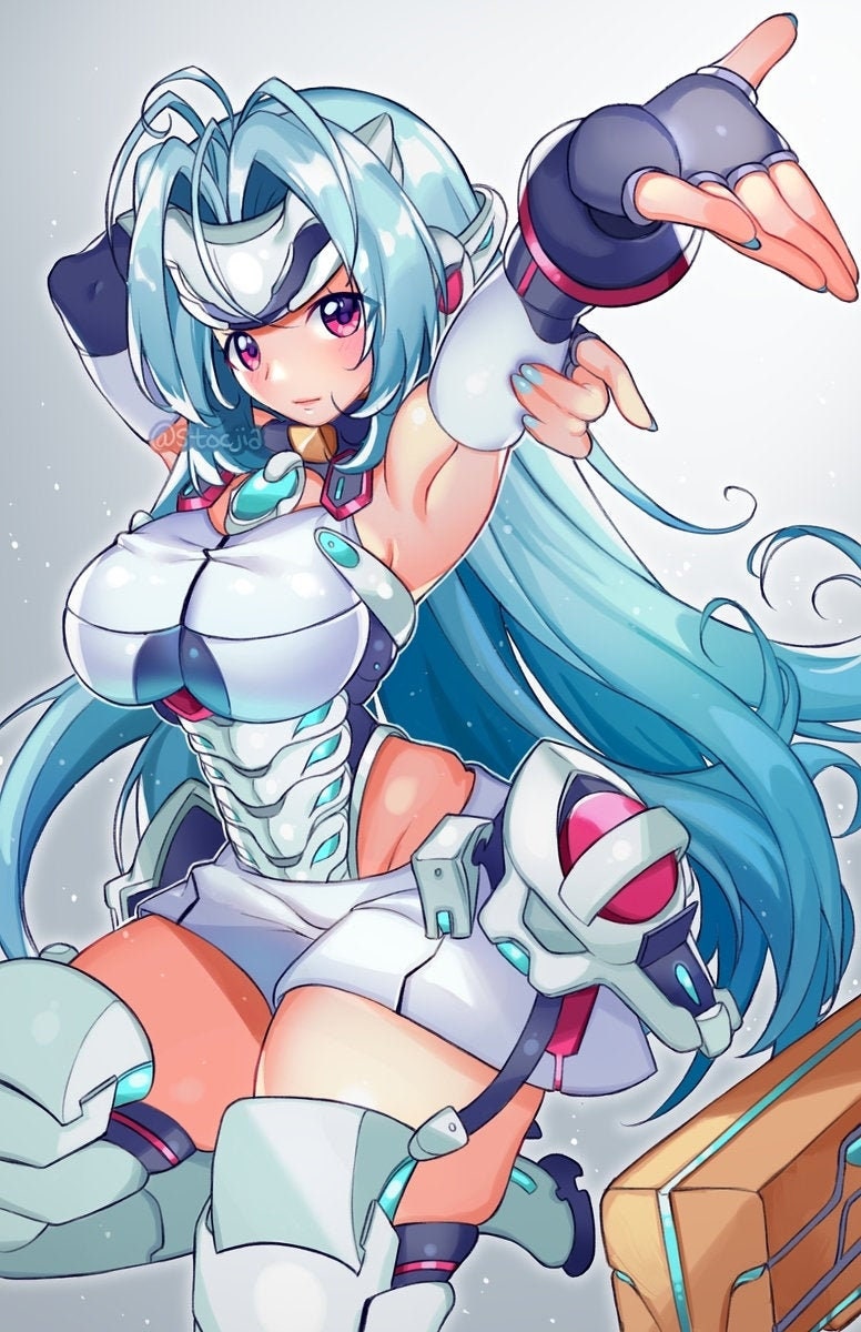 KOS-MOS xenosaga Anime Art Print -  Hong Kong