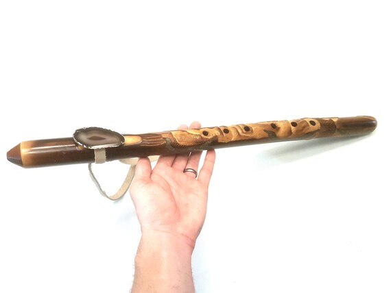 Custom Native American Flute Emerald Stone Inlay with Mountains and Rivers High Quality Bamboo Indigenous Instrument Custom Native American Flute Emerald Stone Inlay with Mountains and Rivers High Quality Bamboo Indigenous Instrument