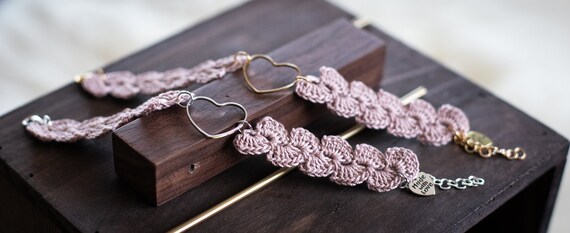 Isadora Crochet Lace Bracelet - Alexandra Koumba Designs